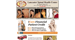 Desktop Screenshot of lancasterspinalhealth.com